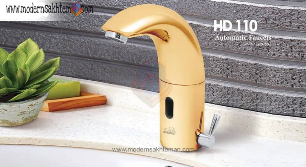 شیر روشویی هوشمند بلندا مدل HD110 Gold — تصویر ۳