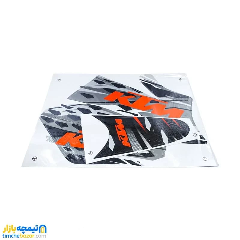 ست برچسب کامل بدنه موتور سیکلت تریل KTM