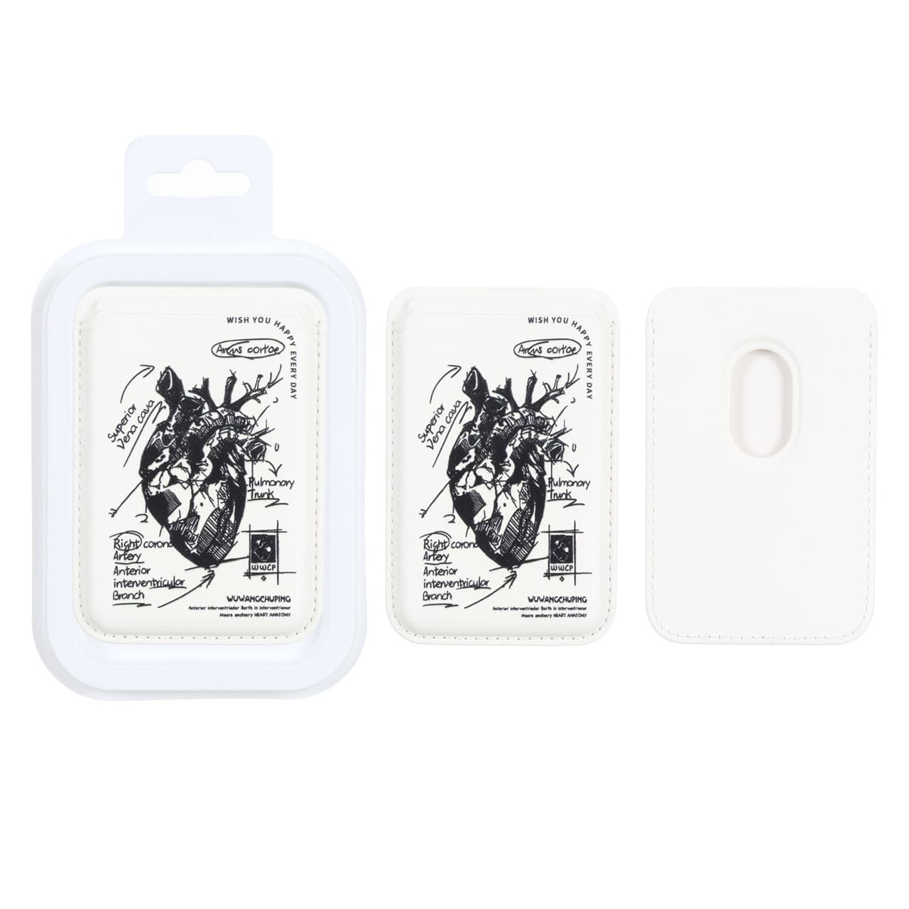 جاکارتی چرمی MagSafe طرح دار – کد 13 (پک دار)