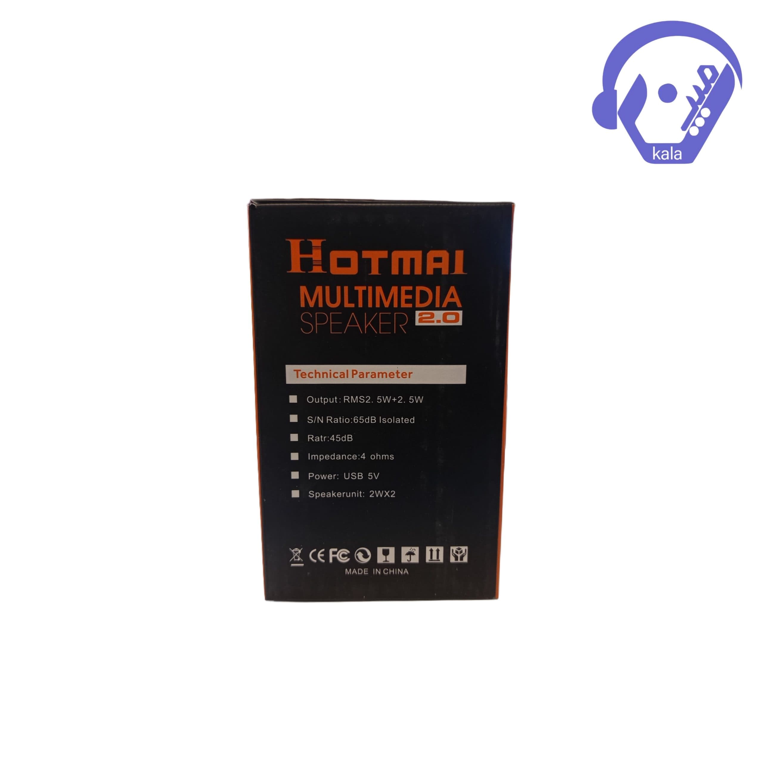 اسپیکر (بلندگو) چندرسانهای 2.0 کاناله Hotmai مدل HT-414 — تصویر ۴