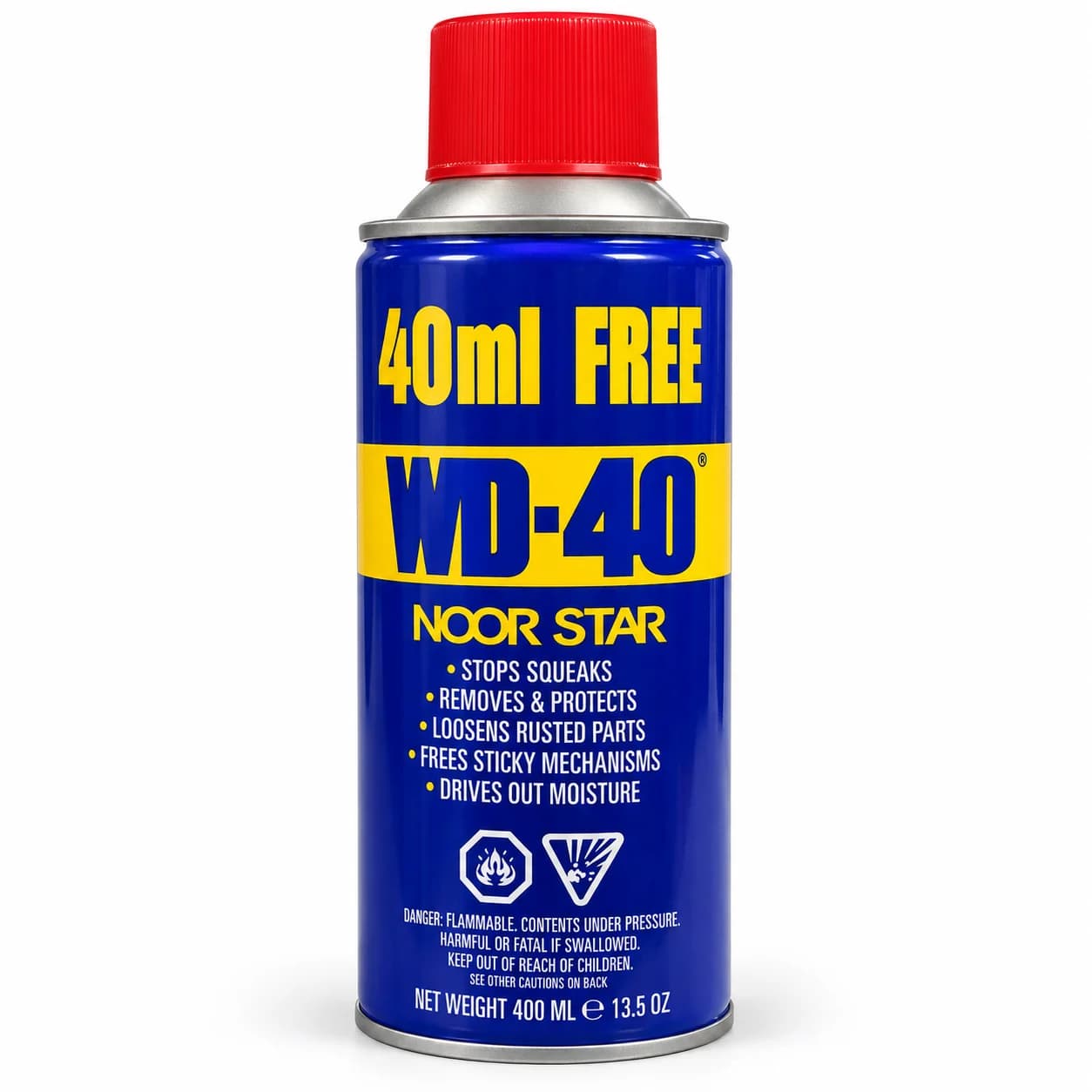 اسپری روان‌کننده و زنگ‌بر نور استار مدل WD-40 حجم ۴۰۰ میلی‌لیتر