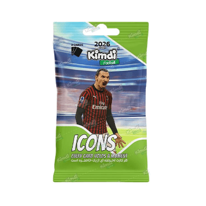 کارت بازی فوتبالی کیمدی 2026 (ICONS) Kimdi پک 6 عددی — تصویر ۲