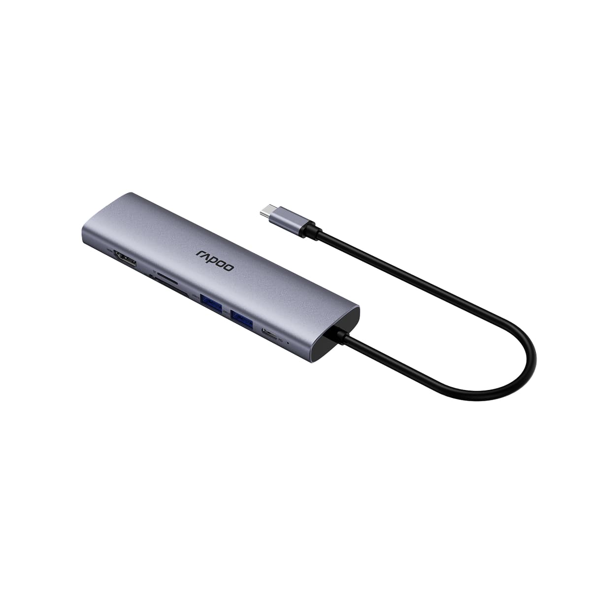 مولتی پورت رپو مدل Rapoo XD71 USB-C Multi-function Docking Station — تصویر ۴