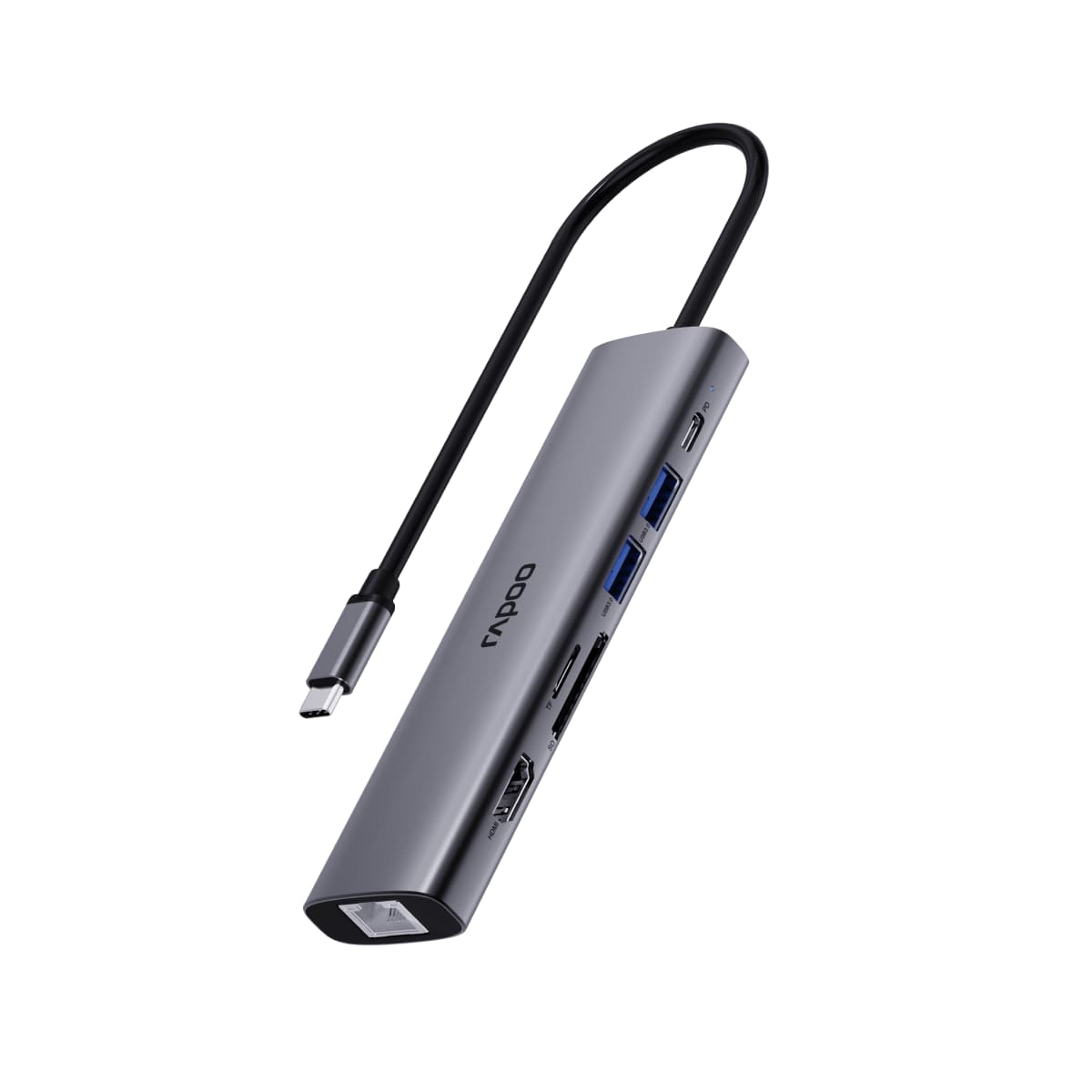 مولتی پورت رپو مدل Rapoo XD71 USB-C Multi-function Docking Station