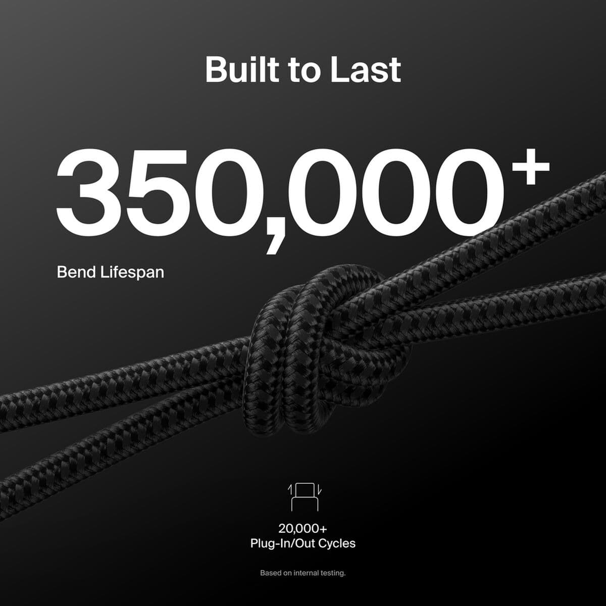 کابل 1 متری بلکین مدل Braided USB-C to USB-C Cable 60W CAB024fq1M — تصویر ۴