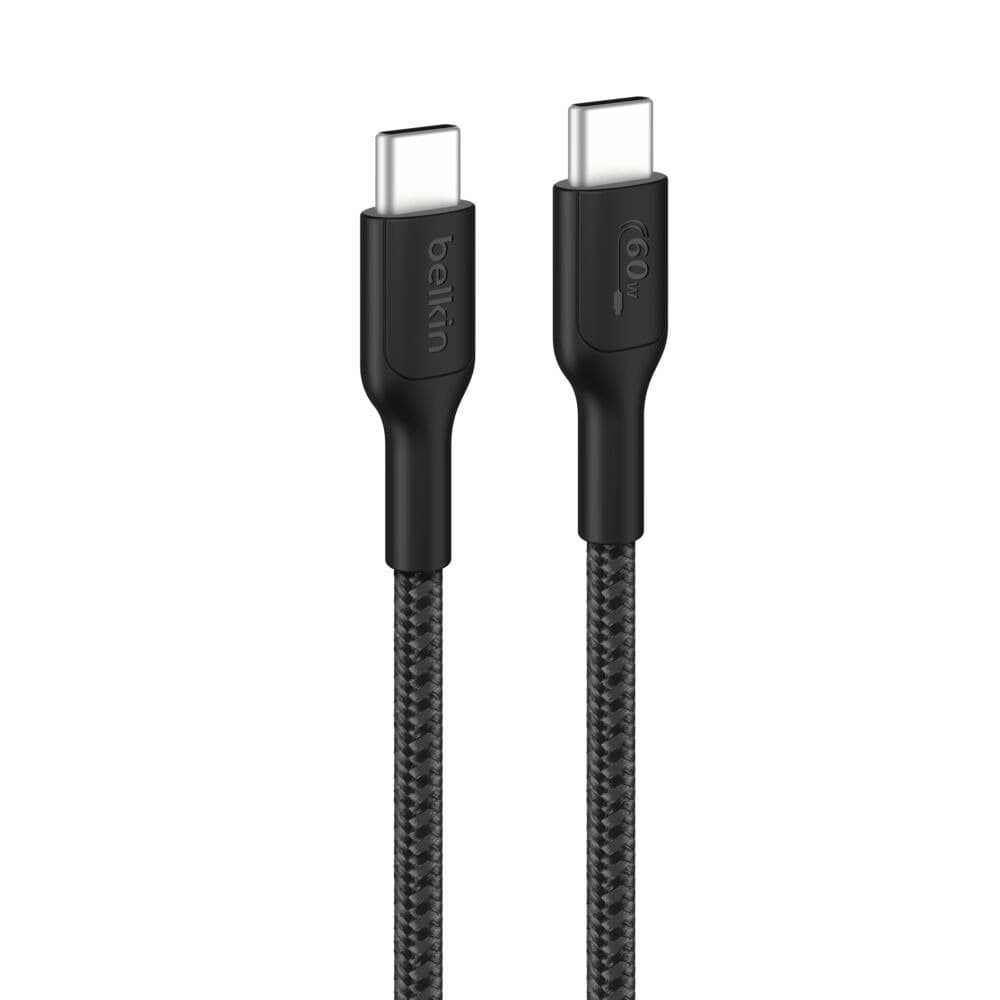 کابل 1 متری بلکین مدل Braided USB-C to USB-C Cable 60W CAB024fq1M — تصویر ۲