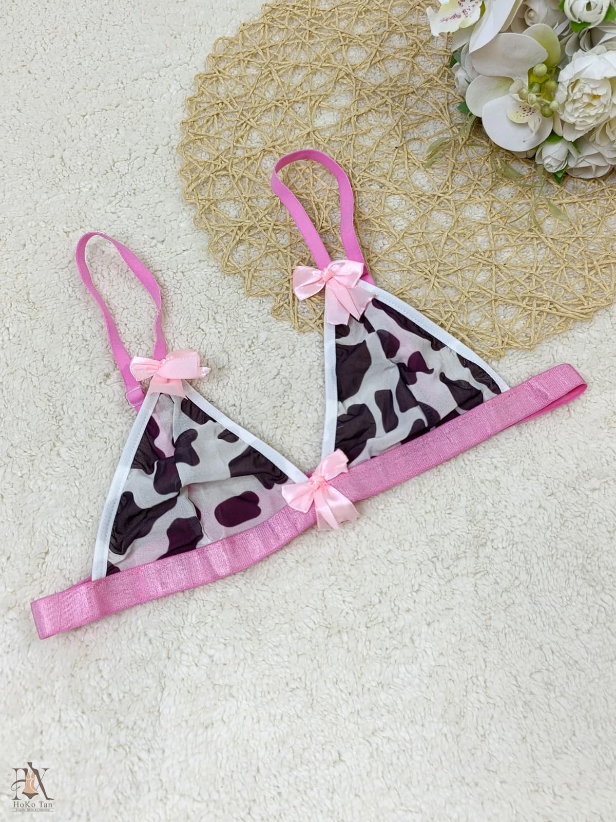 کاستوم عروسکی گاوی 4 تیکه توری کد 65 — تصویر ۳