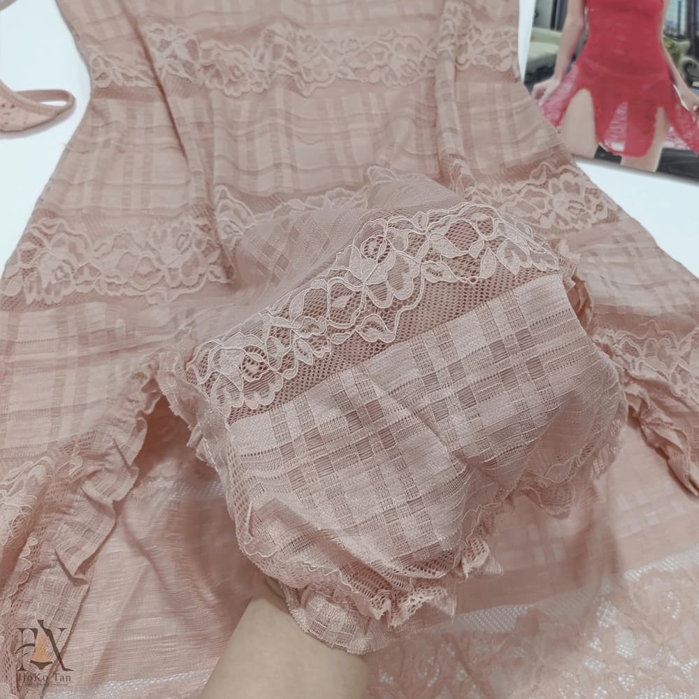 لباس خواب زنانه گیپور کد 35 — تصویر ۸