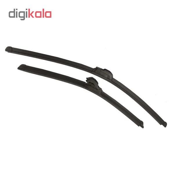 تیغه برف پاک کن کد km18 مناسب برای پژو 206 بسته 2عددی — تصویر ۲
