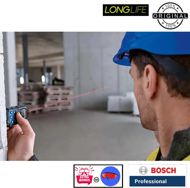 متر لیزری بوش مدل GLM 50-27 C + Red Glass Laser برد 50 متر — تصویر ۸