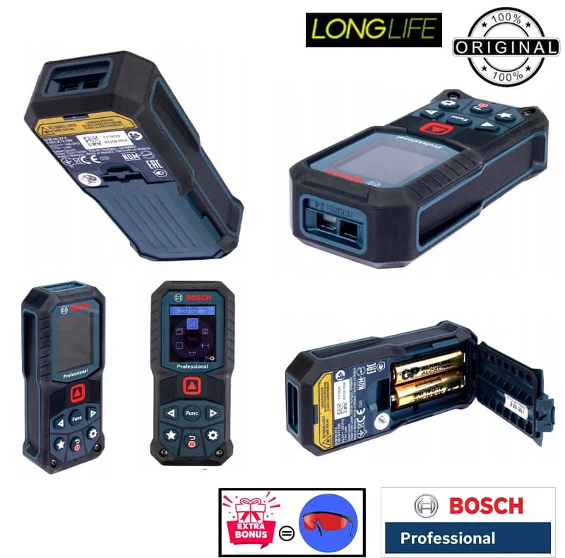 متر لیزری بوش مدل GLM 50-27 C + Red Glass Laser برد 50 متر — تصویر ۵