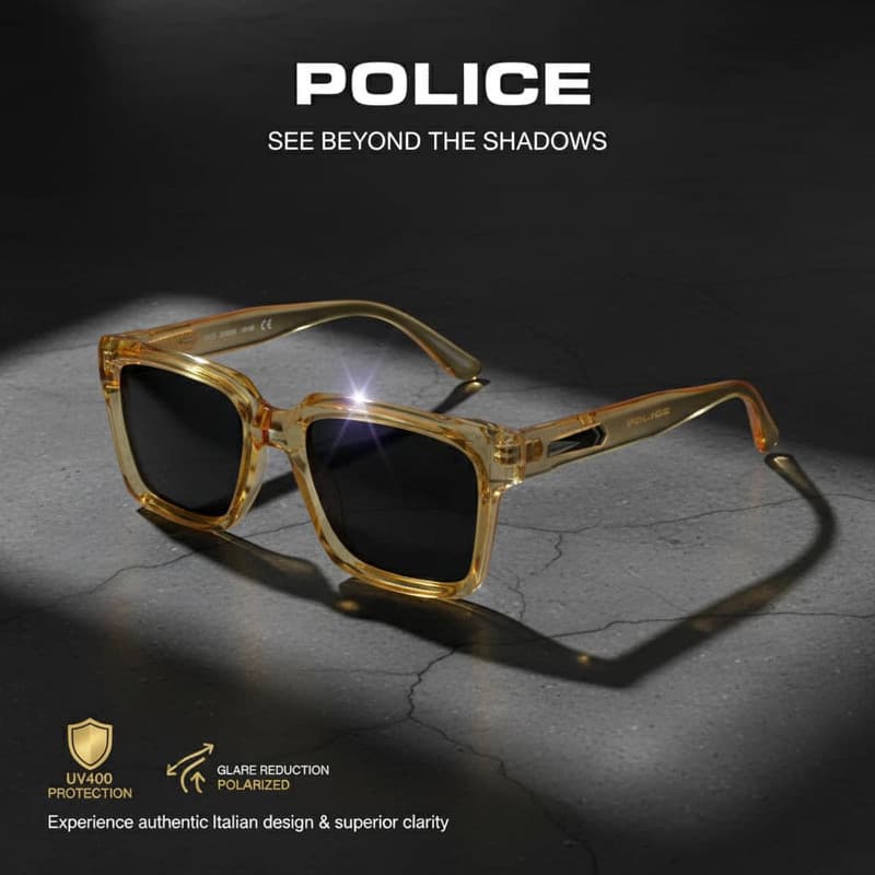 عینک آفتابی ویفرر (Wayfarer) پلیس مدل D 2538 P C3 — تصویر ۸