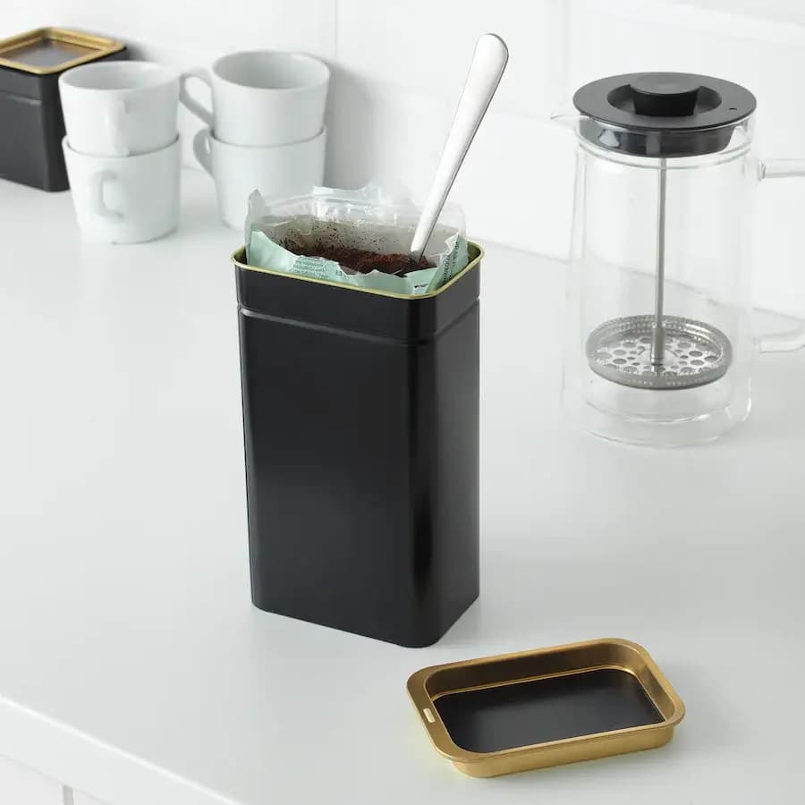 قوطی فلزی قهوه بلند ایکیا IKEA-BLOMNING — تصویر ۲