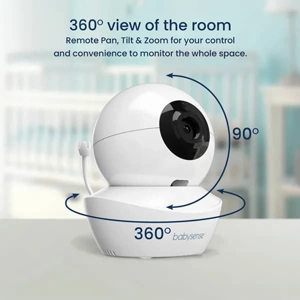 دوربین و مانیتور اتاق کودک بیبی سنس مدل baby sense v43 — تصویر ۳