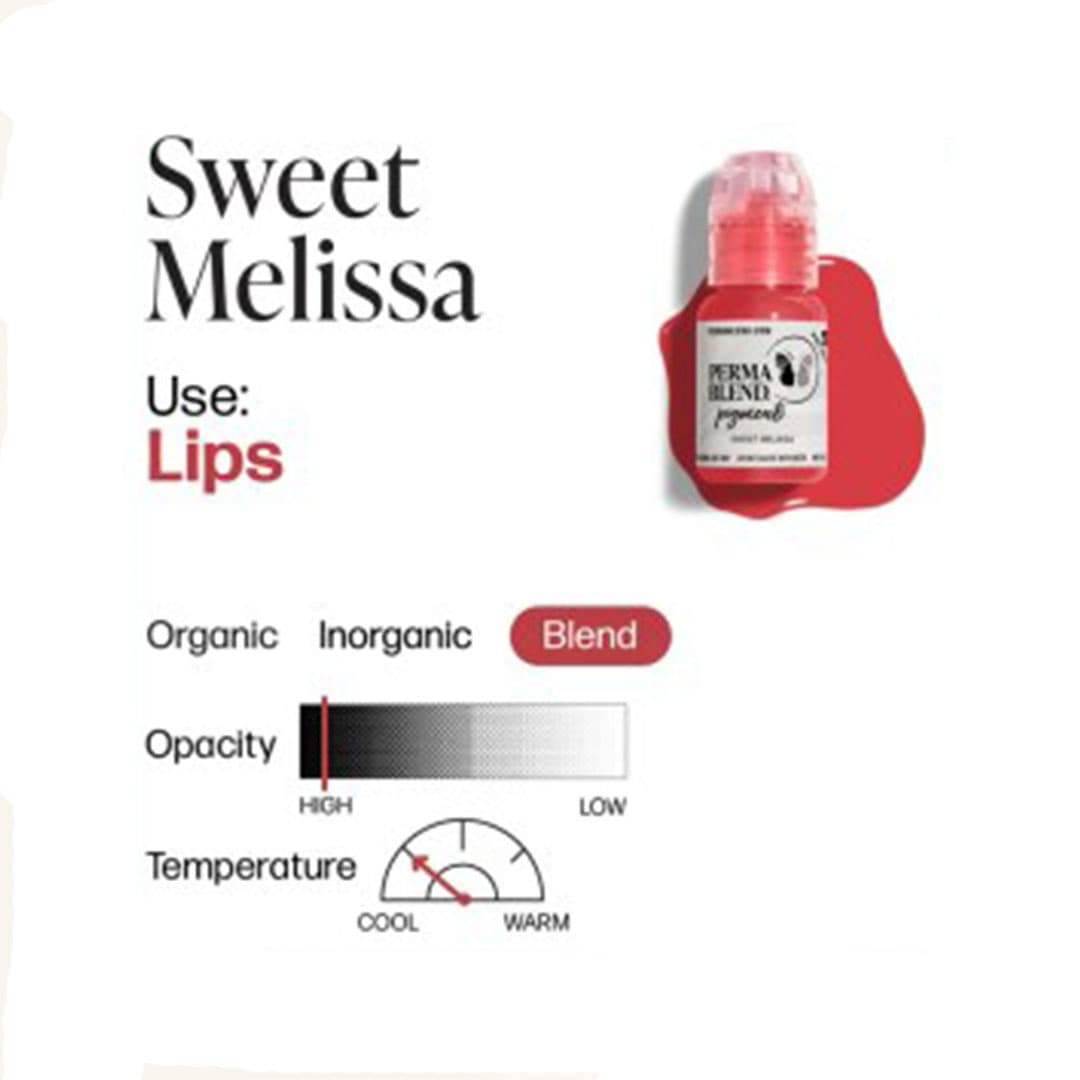 رنگ تاتو پرما بلند سوییت ملیسا (sweet melissa) حجم 15 میل — تصویر ۲