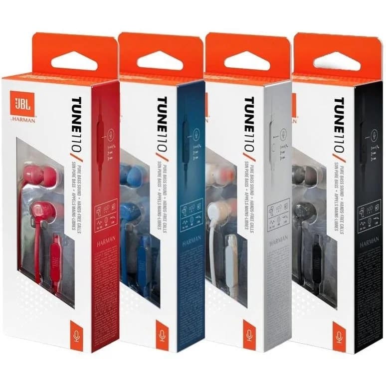 هندزفری سیم دار جی بی ال مدل JBL Tune 110