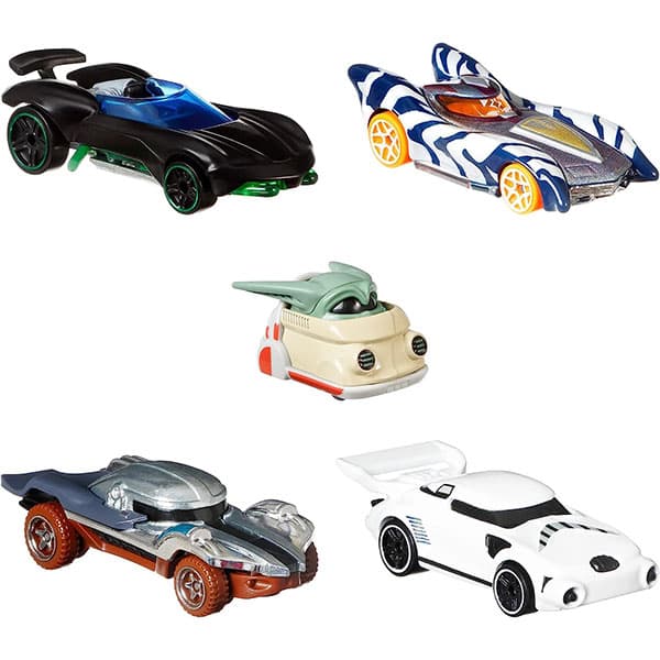 مجموعه 5 عددی ماشین هات ویلز مدل Mandalorian Character Car — تصویر ۲
