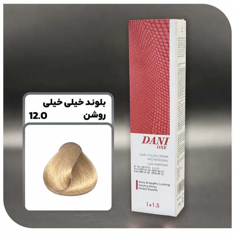 رنگ مو دنی وان 12.0 – بلوند خیلی خیلی روشن