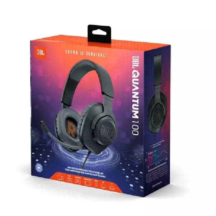 هدست گیمینگ JBL مدل Quantum 100 – مشکی — تصویر ۴