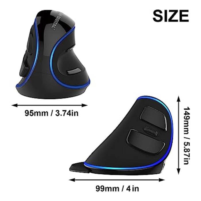 موس J-Tech مدل Wired Ergonomic (نخل فلای) — تصویر ۴