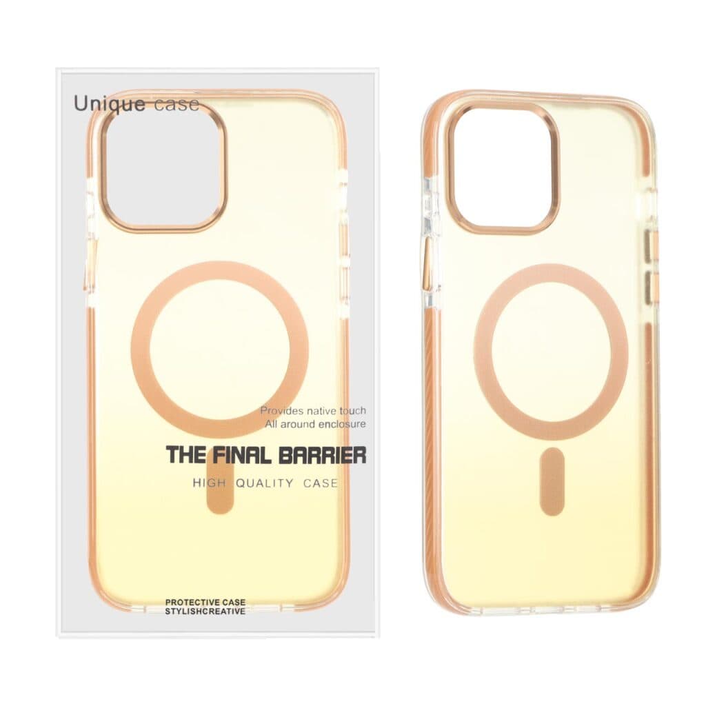 قاب اورجینال Unique Case مات MagSafe دور رنگی لنز آلومینیومی Apple iPhone 13 Pro Max – صحرایی (پک دار) — تصویر ۲