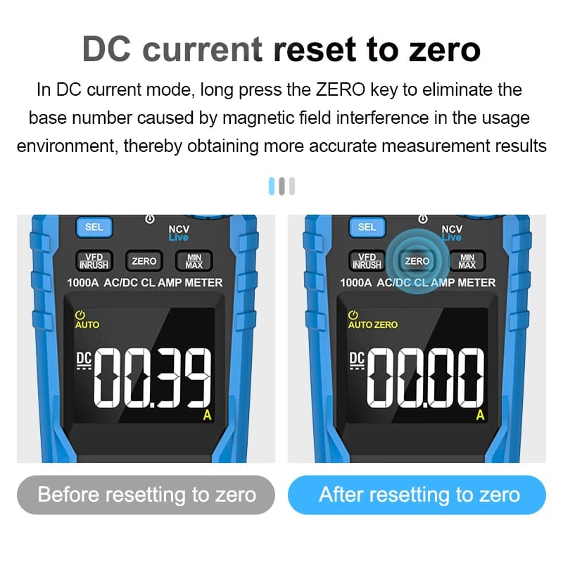 مولتی متر کلمپی دیجیتال مستک مدل MESTEK CM87 PRO — تصویر ۵