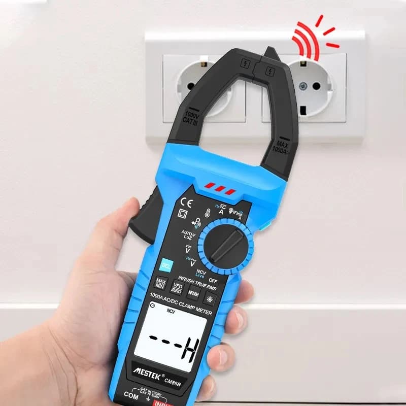 مولتی متر کلمپی دیجیتال مستک مدل MESTEK CM86B True RMS — تصویر ۳