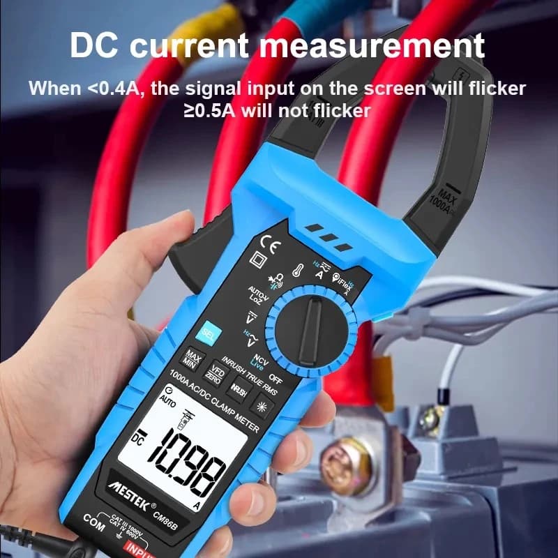 مولتی متر کلمپی دیجیتال مستک مدل MESTEK CM86B True RMS — تصویر ۴