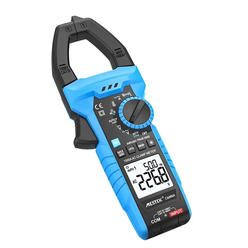 مولتی متر کلمپی دیجیتال مستک مدل MESTEK CM86A True RMS — تصویر ۲