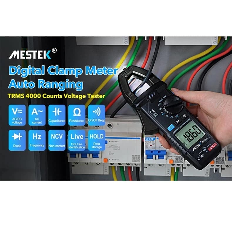مولتی متر کلمپی دیجیتال مستک مدل MESTEK CM83A Plus — تصویر ۶