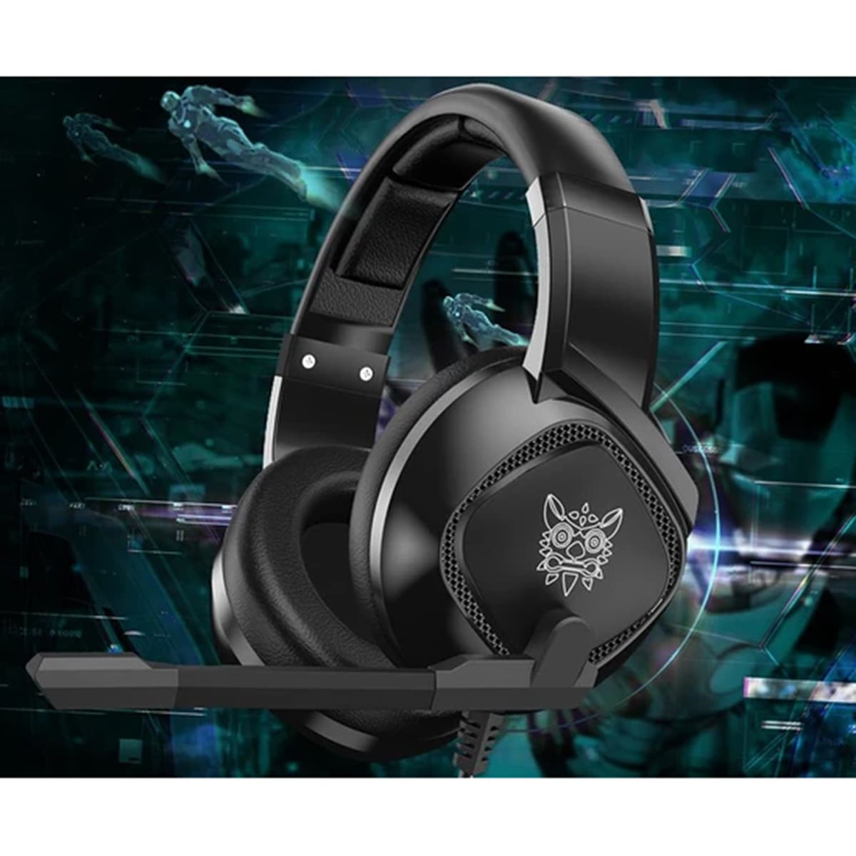 هدست گیمینگ اونیکوما مدل ONIKUMA K19 با نورپردازی RGB — تصویر ۵
