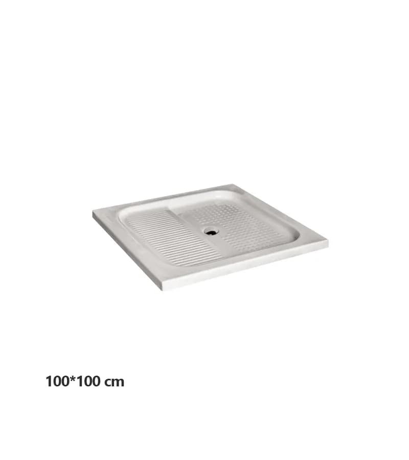 زیر دوشی چهارگوش زرین آب مدل 100×100