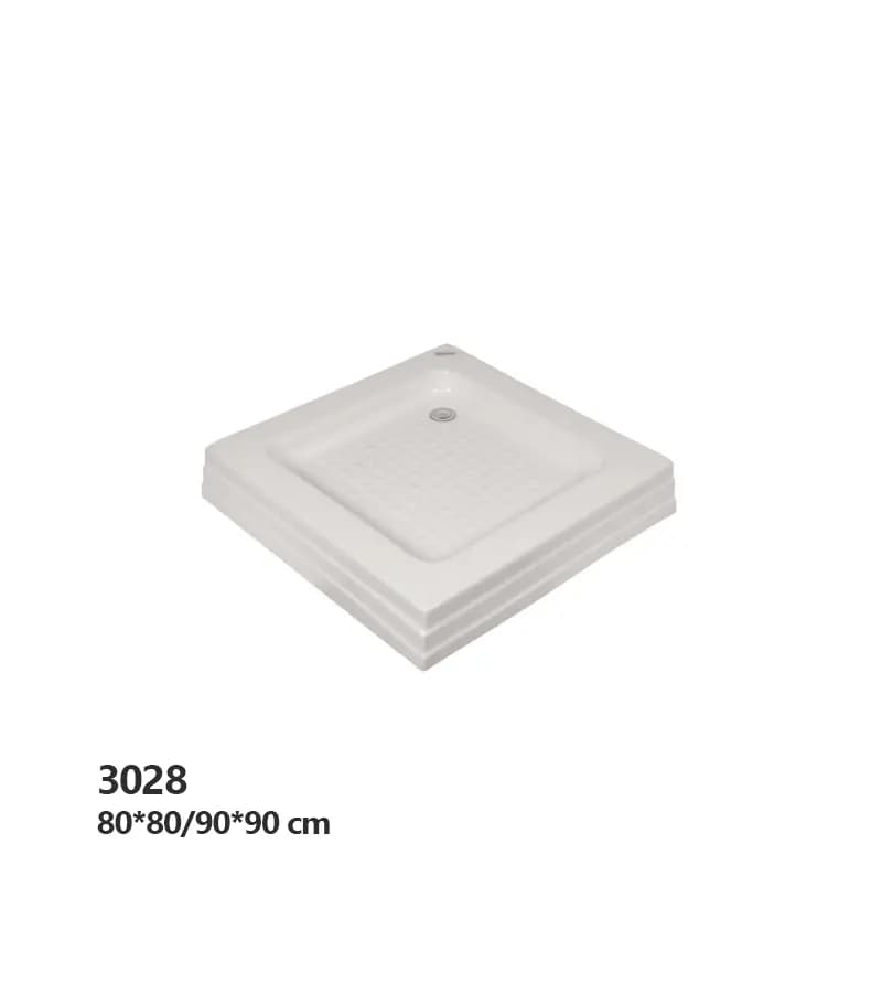 زیر دوشی چهارگوش زرین آب مدل 3028