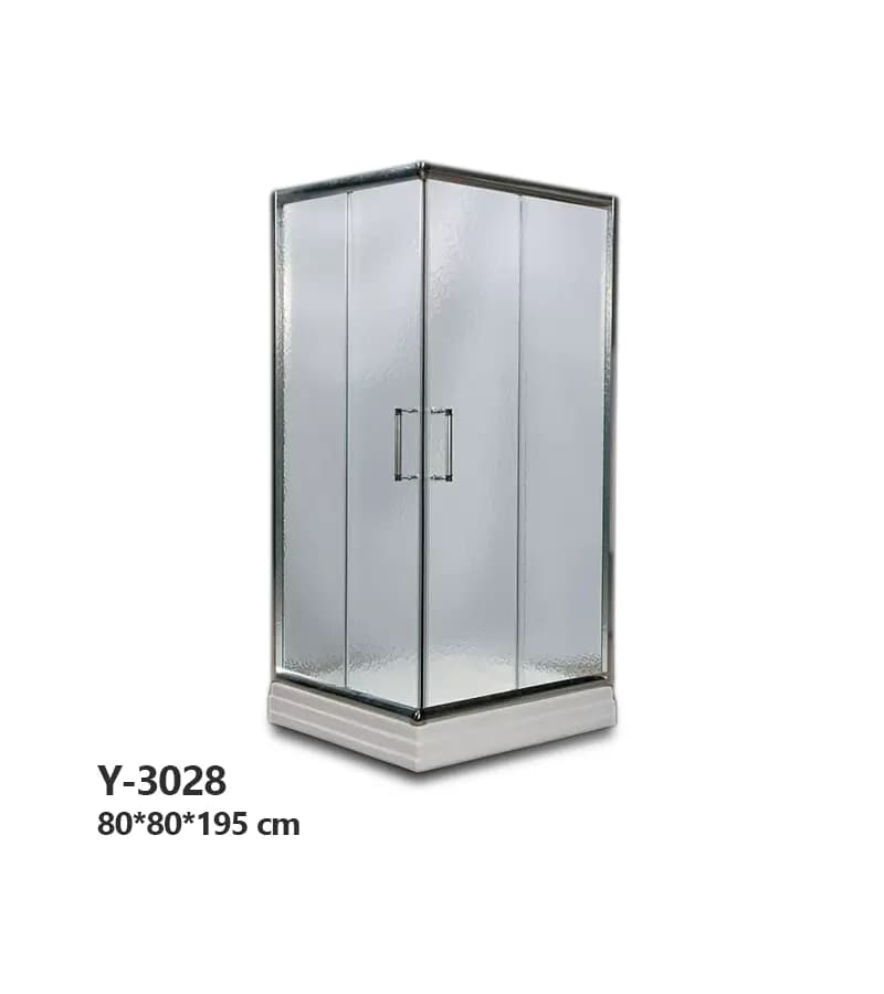 دور دوشی زرین آب مدل Y3028-80×80