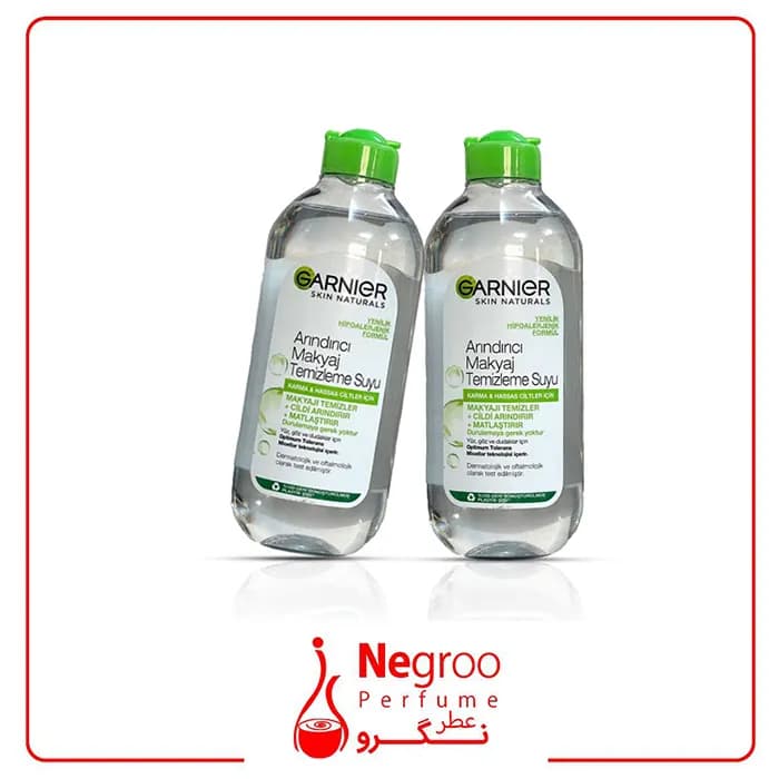 میسلار واتر گارنیر GARNIER مناسب پوست مختلط و حساس حجم 400 میل/اورجینال