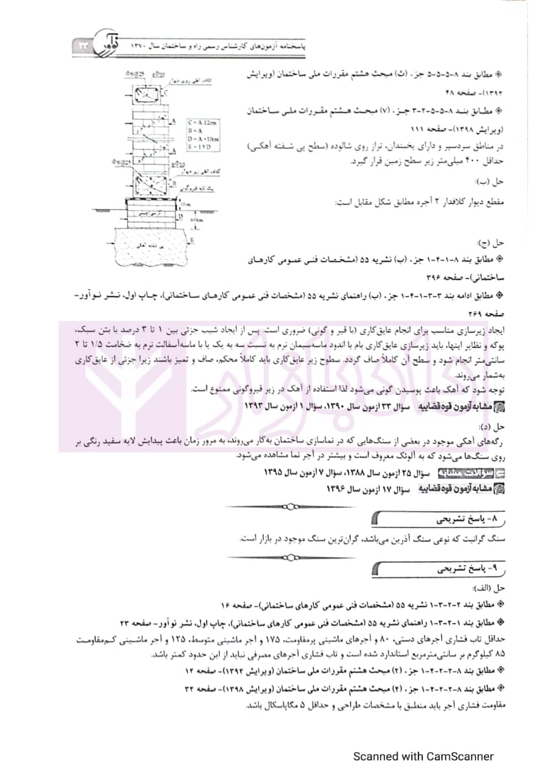 مجموعه آزمون های کارشناسی رسمی دادگستری رشته راه و ساختمان | کرمی — تصویر ۴