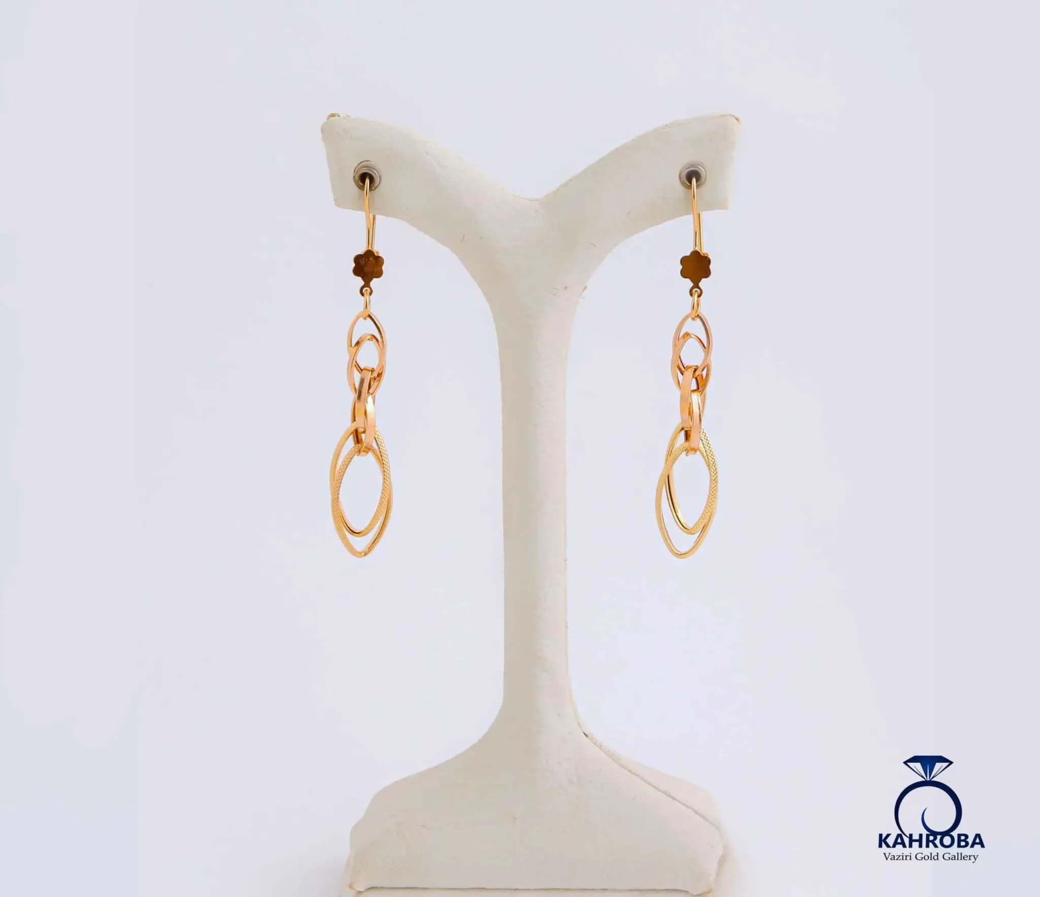 گوشواره آویز زنجیری — تصویر ۴
