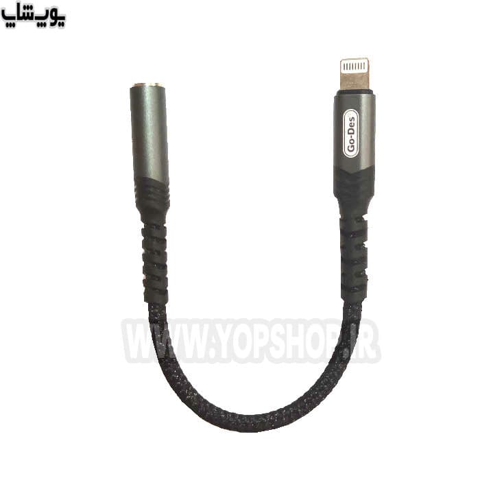 مبدل لایتنینگ به جک 3.5 میلی متری گودس مدل GD-UC067