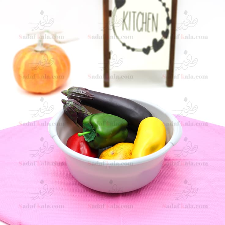 لگن گرد سایز 5 الوان لیمون(24)/1006