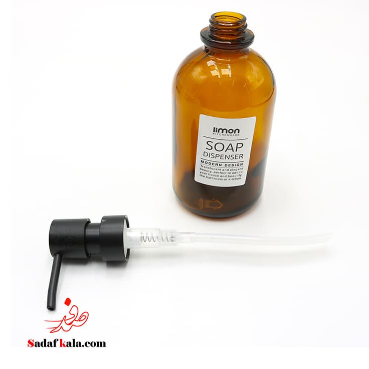 جامایعی گرد شیشه ای 450 CC قهوه ای لیمون(12)/211200 — تصویر ۲