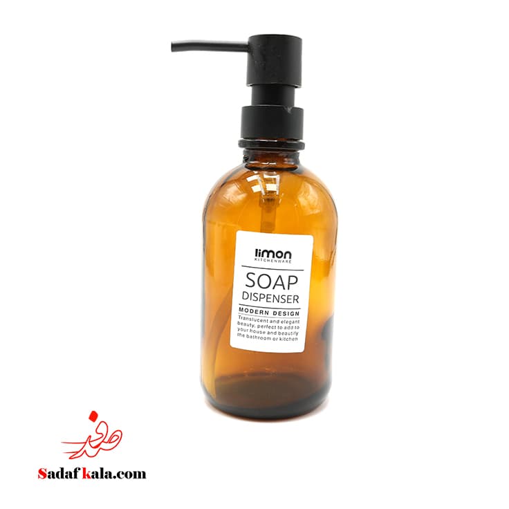 جامایعی گرد شیشه ای 450 CC قهوه ای لیمون(12)/211200 — تصویر ۳