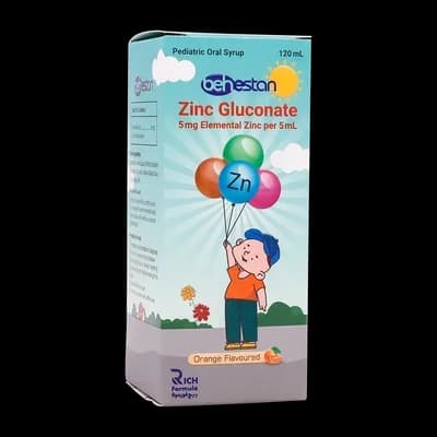 شربت زینک گلوکونات بهستان 120 میلی لیتر (Behestan zink gluconate) — تصویر ۲