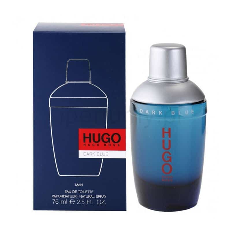 تستر ادو تویلت مردانه هوگو باس مدل دارک بلو Dark Blue حجم ۷۵ میلی لیتر | Hugo Boss Dark Blue Eau De Toilette For Men TESTER 75 ml