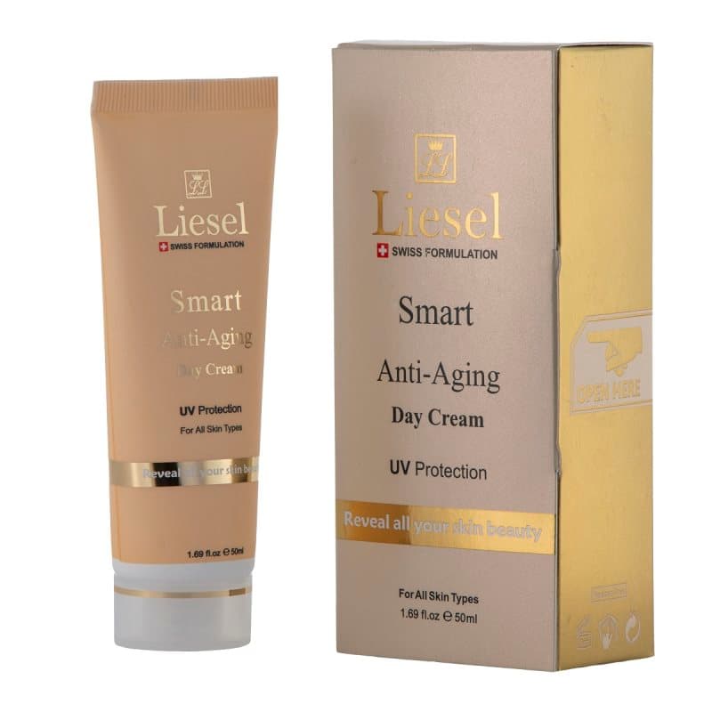 کرم ضد چروک روز تیوپی لایسل مدل اسمارت Smart حجم ۵۰ میلی لیتر | Liesel Smart Anti-Aging Day Cream 50 ml