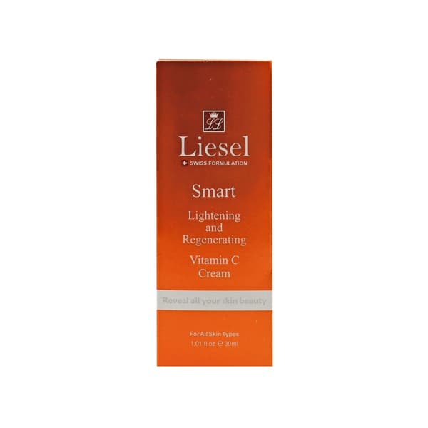 کرم روشن و احیا کننده لایسل مدل اسمارت ویتامین سی Smart Vitamin C حجم ۳۰ میلی لیتر | Liesel Smart Lightening and Regenerating Vitamin C Cream 30 ml — تصویر ۲