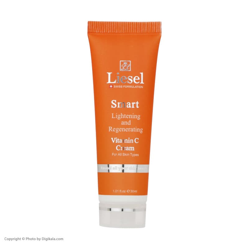 کرم روشن و احیا کننده لایسل مدل اسمارت ویتامین سی Smart Vitamin C حجم ۳۰ میلی لیتر | Liesel Smart Lightening and Regenerating Vitamin C Cream 30 ml