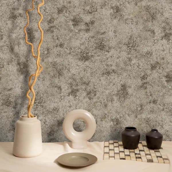 کاغذ دیواری کربن2 طرح پتینه قهوه‌ای / طلایی کد ۱۰۱۹۶