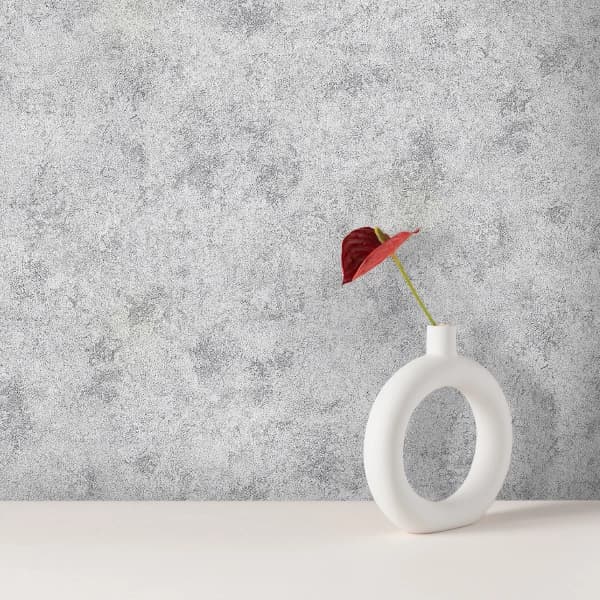 کاغذ دیواری کربن2 طرح پتینه نقره‌ای کد ۱۰۱۹۱