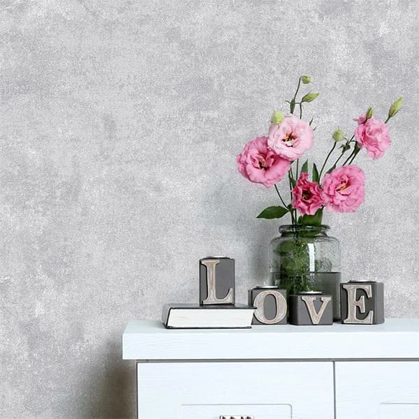 کاغذ دیواری کربن1 طرح پتینه نقره‌ای کد ۱۰۱۱۶