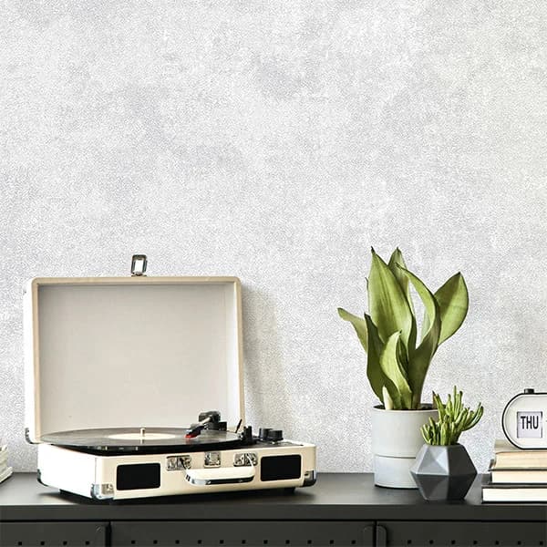 کاغذ دیواری کربن1 طرح پتینه نقره‌ای کد ۱۰۱۱۵